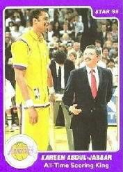 1985 Star Kareem Abdul-Jabbar #6 Kareem Abdul-Jabbar/All-Time Scoring King