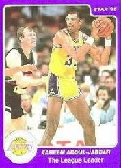 1985 Star Kareem Abdul-Jabbar #15 Kareem Abdul-Jabbar/The League Leader