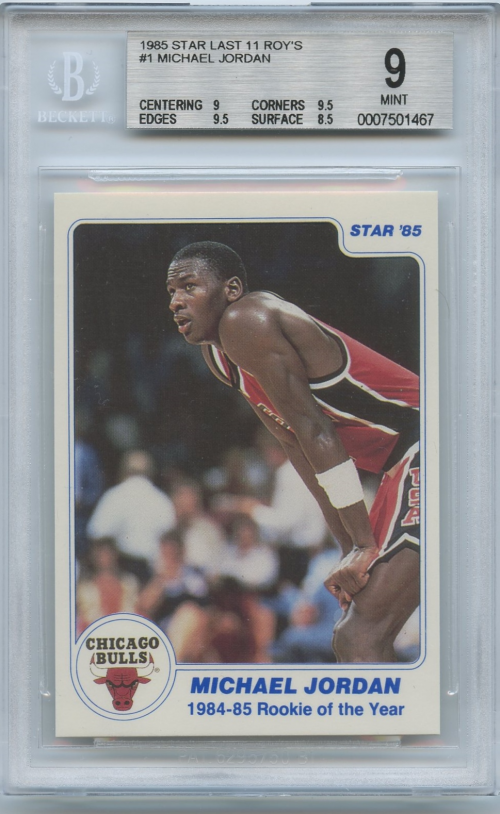 1985 Star Last 11 ROY's #1 Michael Jordan