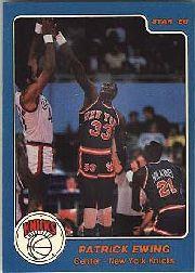 1985-86 Star #166 Patrick Ewing XRC