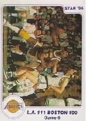 1985-86 Star Lakers Champs #7 Magic Johnson IA