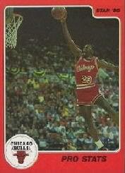 1986 Star Michael Jordan #4 Michael Jordan/Pro Stats