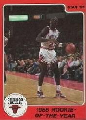 1986 Star Michael Jordan #6 Michael Jordan/1985 Rookie of Year