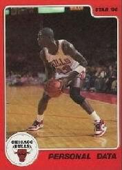 1986 Star Michael Jordan #9 Michael Jordan/Personal Data