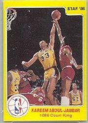 1986 Star Court Kings #2 Kareem Abdul-Jabbar