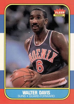 1986-87 Fleer #23 Walter Davis
