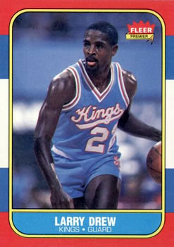 1986-87 Fleer #25 Larry Drew RC