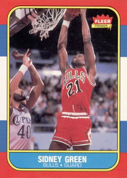 1986-87 Fleer #40 Sidney Green