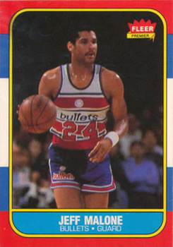 1986-87 Fleer #67 Jeff Malone RC