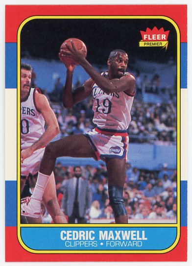 1986-87 Fleer #70 Cedric Maxwell