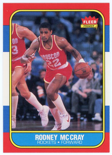 1986-87 Fleer #71 Rodney McCray RC