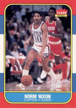 1986-87 Fleer #80 Norm Nixon