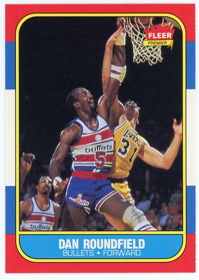 1986-87 Fleer #95 Dan Roundfield