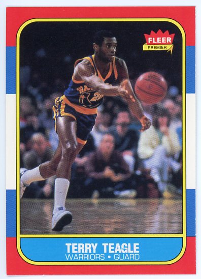 1986-87 Fleer #107 Terry Teagle