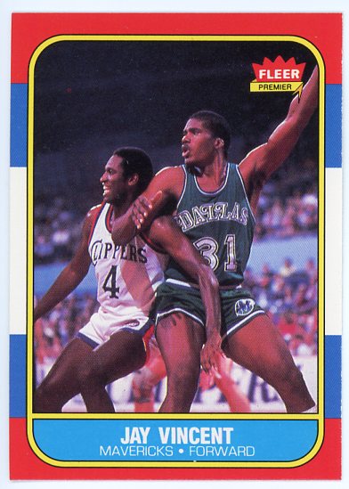 1986-87 Fleer #118 Jay Vincent