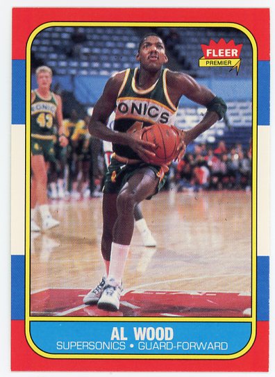 1986-87 Fleer #128 Al Wood