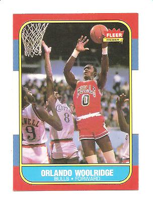 1986-87 Fleer #130 Orlando Woolridge RC