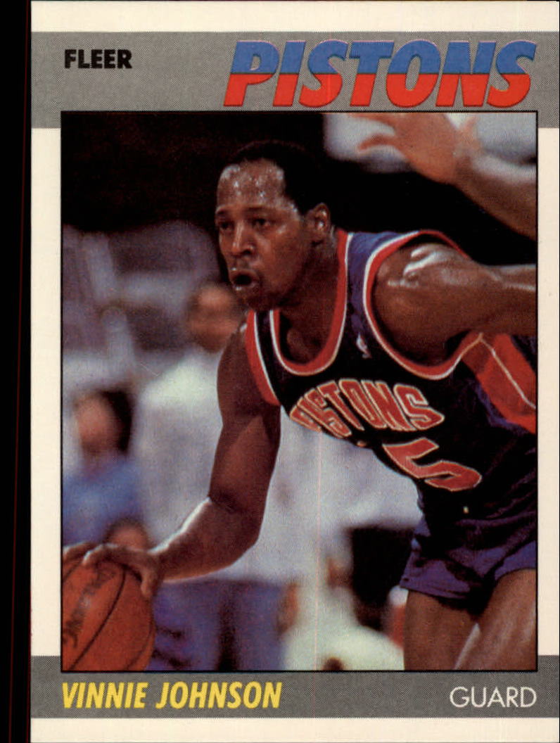 1987-88 Fleer #58 Vinnie Johnson