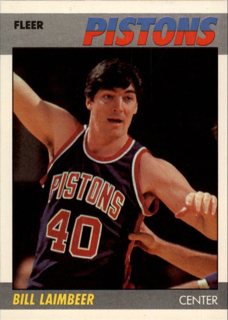 1987-88 Fleer #61 Bill Laimbeer