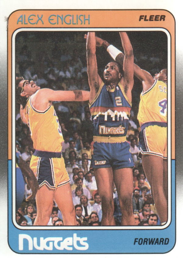 1988-89 Fleer #34 Alex English