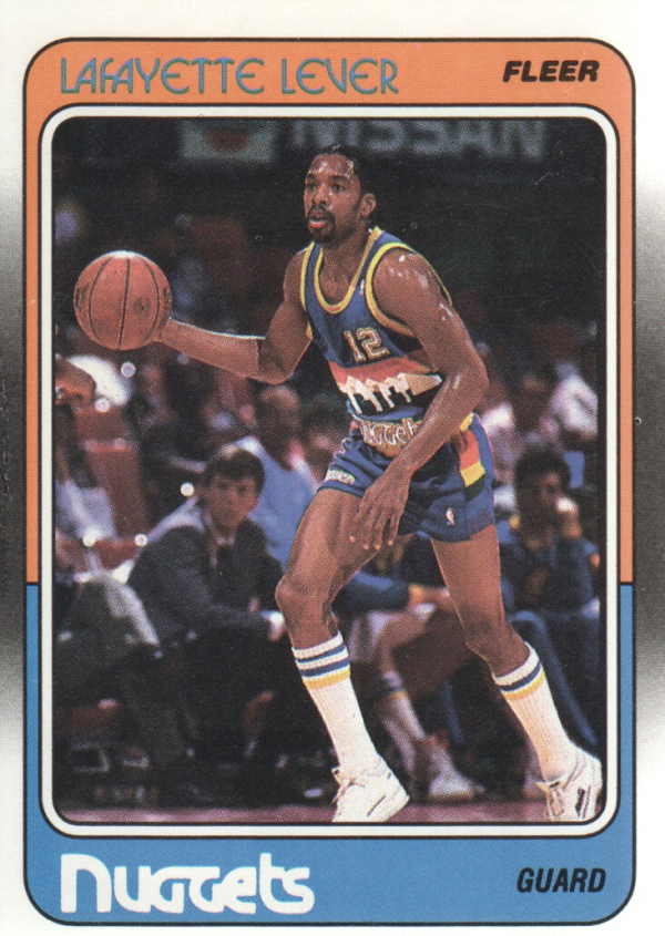1988-89 Fleer #35 Lafayette Lever