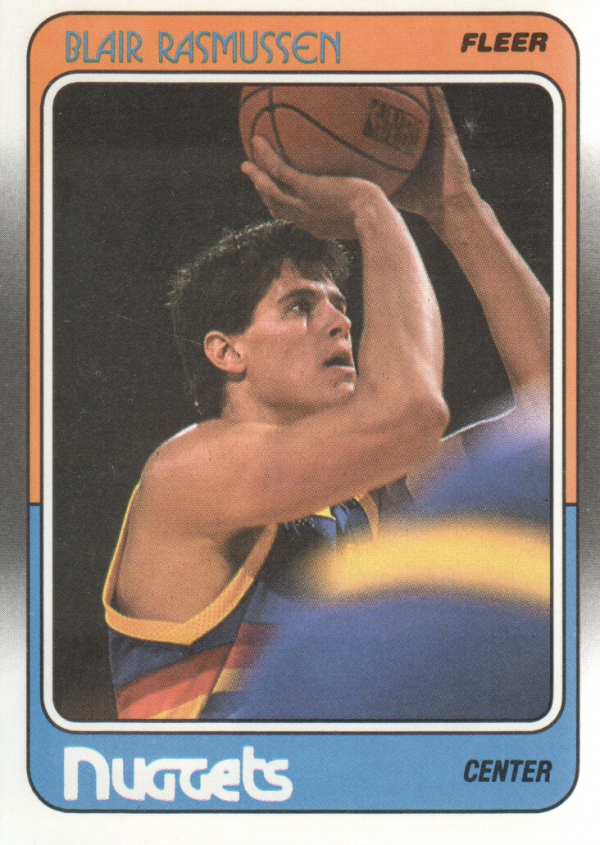 1988-89 Fleer #36 Blair Rasmussen RC