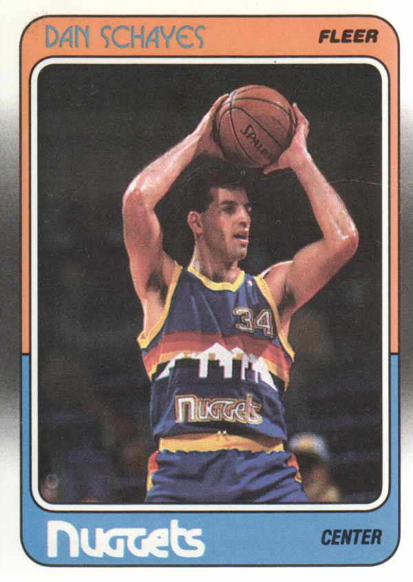 1988-89 Fleer #37 Danny Schayes
