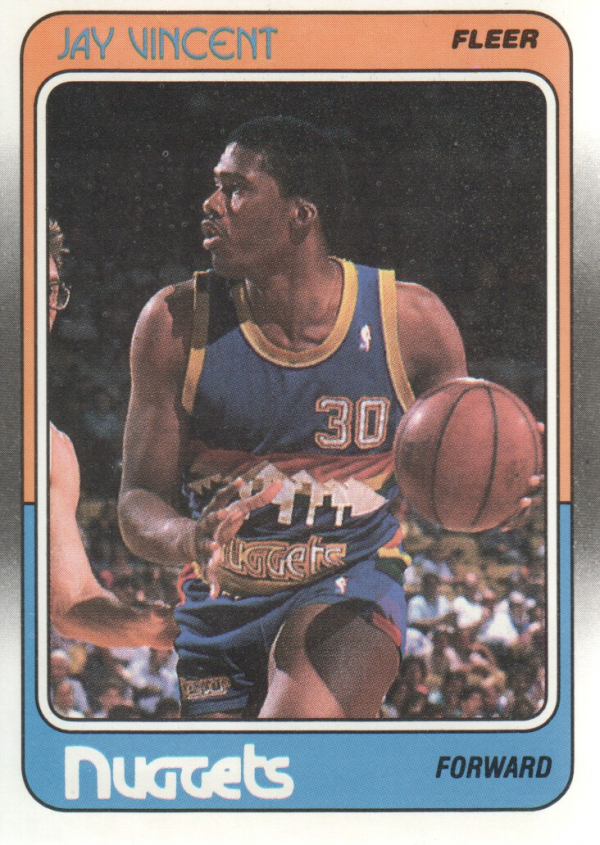 1988-89 Fleer #38 Jay Vincent