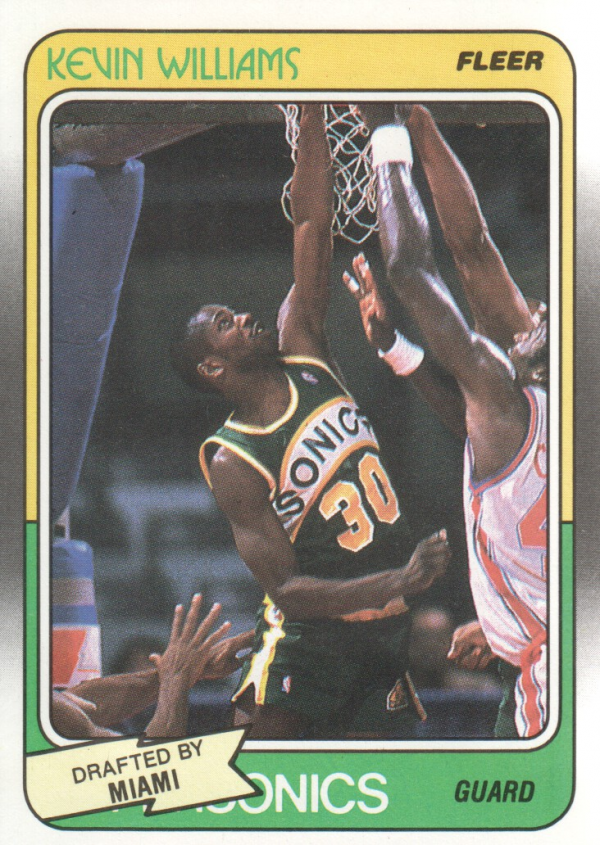 1988-89 Fleer #72 Kevin Williams