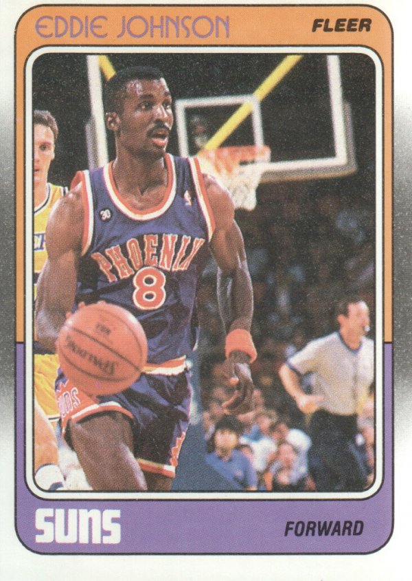 1988-89 Fleer #90 Eddie Johnson
