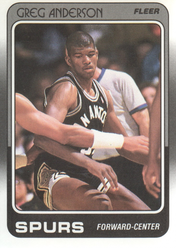 1988-89 Fleer #101 Greg Anderson RC