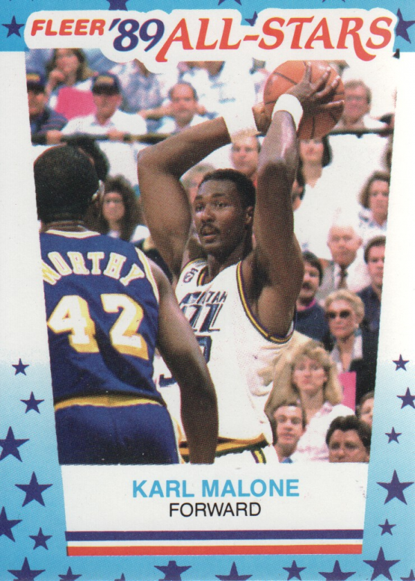 1989-90 Fleer Stickers #1 Karl Malone