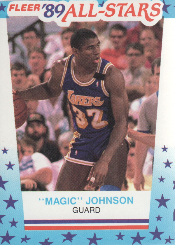1989-90 Fleer Stickers #5 Magic Johnson