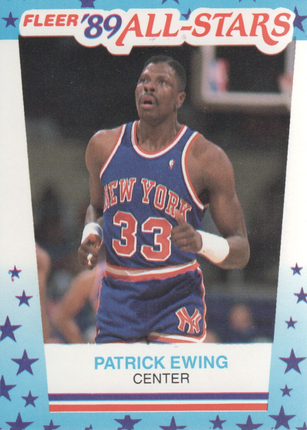 1989-90 Fleer Stickers #7 Patrick Ewing