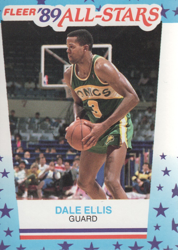 1989-90 Fleer Stickers #8 Dale Ellis