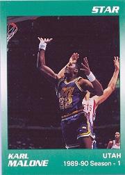 1990 Star Karl Malone #6 Karl Malone/1989-90 Season - 1