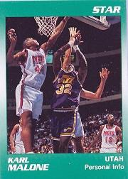 1990 Star Karl Malone #9 Karl Malone/Personal Info