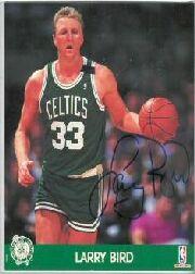 1990 Hoops Action Photos #1 Larry Bird