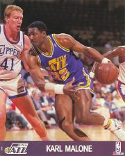 1990 Hoops Action Photos #12 Karl Malone