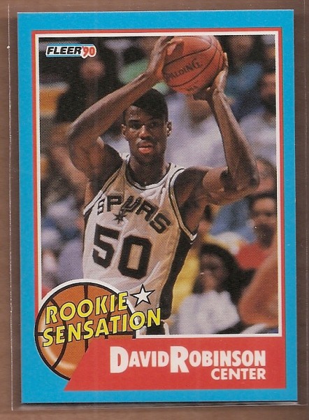 1990-91 Fleer Rookie Sensations #1 David Robinson