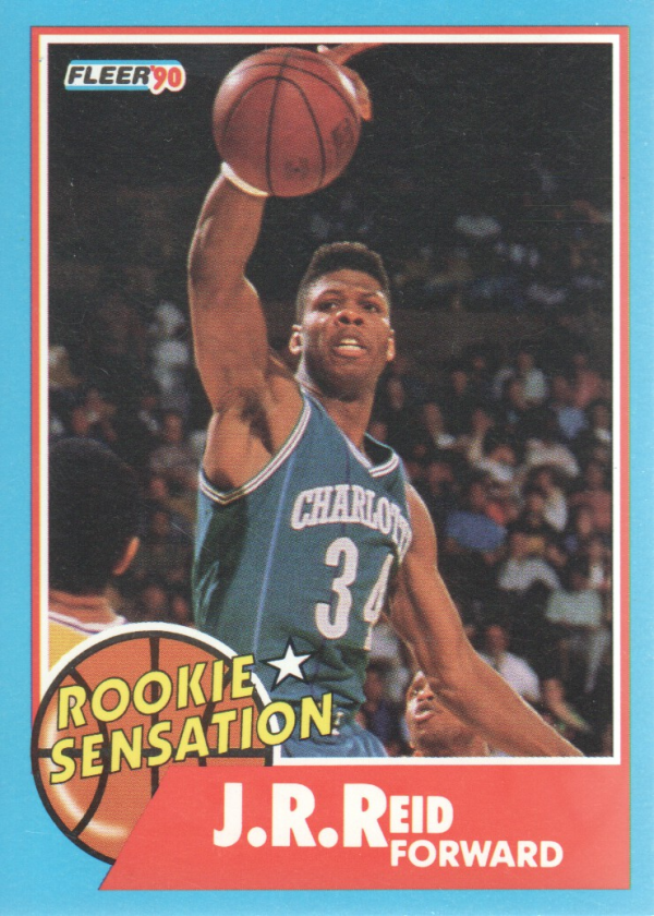 1990-91 Fleer Rookie Sensations #4 J.R. Reid