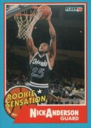 1990-91 Fleer Rookie Sensations #7 Nick Anderson