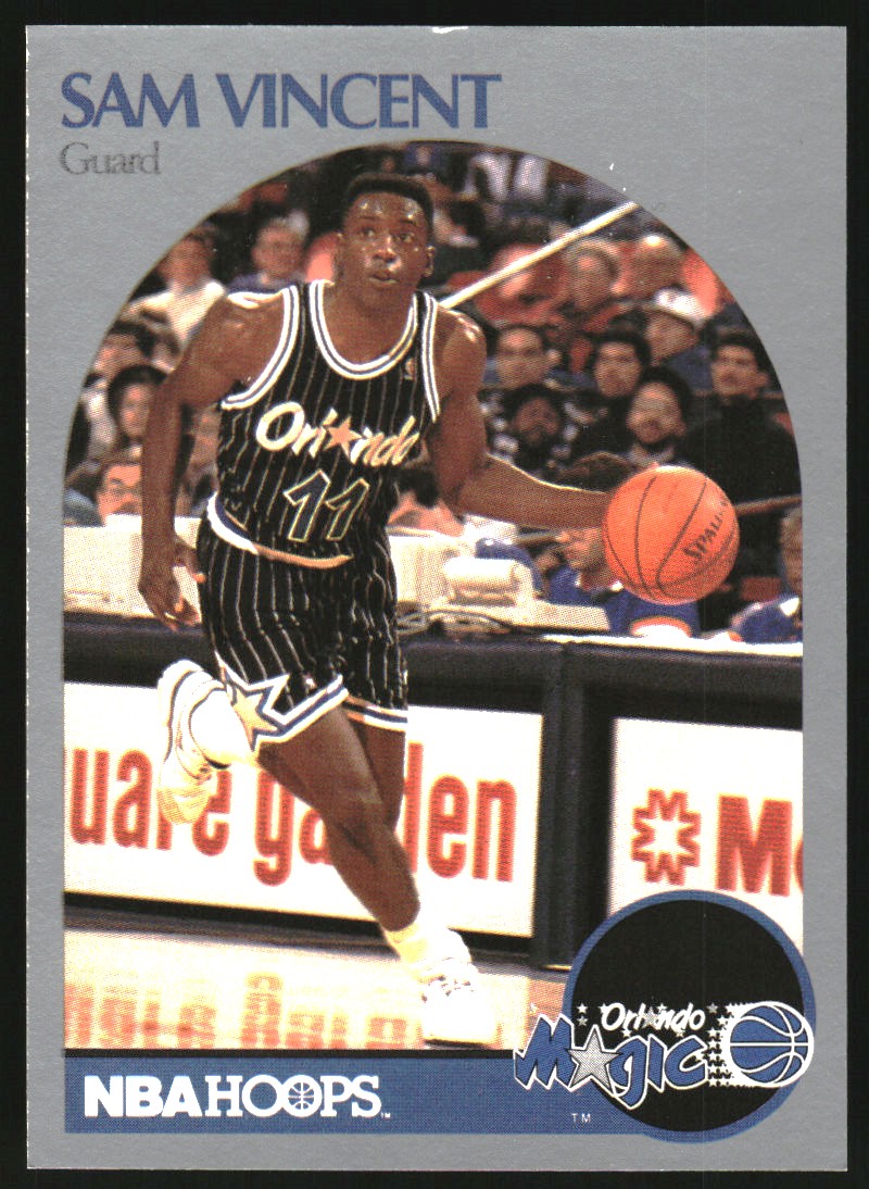 1990-91 Hoops #223B Sam Vincent