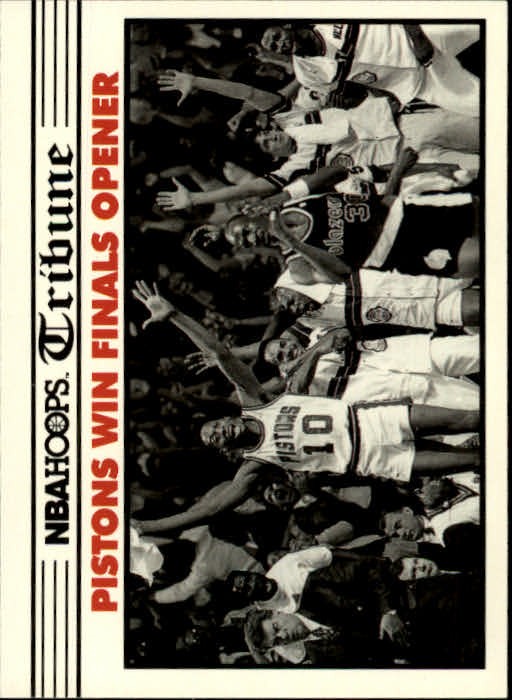 1990-91 Hoops #337 Pistons Celebrate/Dennis Rodman