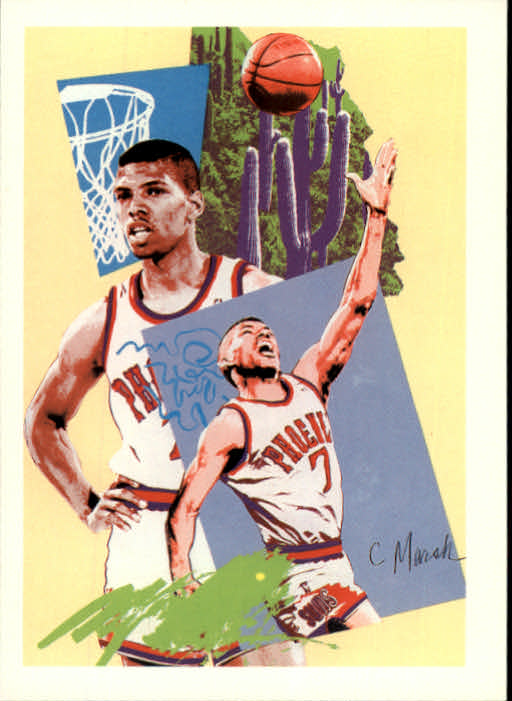 1990-91 Hoops #375 Kevin Johnson TC
