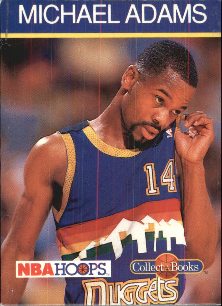 1990-91 Hoops CollectABooks #25 Michael Adams