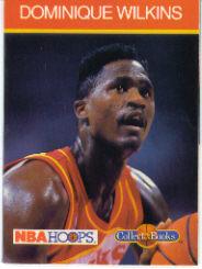 1990-91 Hoops CollectABooks #35 Dominique Wilkins