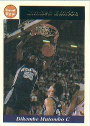 1991 Front Row Dikembe Mutombo #7 Dikembe Mutombo