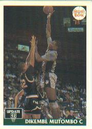 1991 Front Row Update #52 Dikembe Mutombo