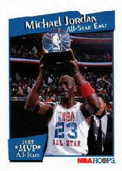 1991-92 Hoops All-Star MVP's #9 Michael Jordan